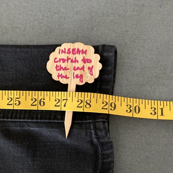 Rhythm in Blues black denim jeans size 12 57%cotton 21%polyester 2%spandex - Picture 6 of 10